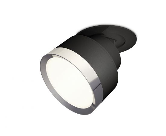 Комплект поворотного светильника (черный, серебристый)