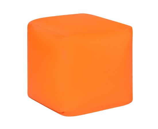 Пуфик Куб (40, 40, Бескаркасные, оранжевый, 40)