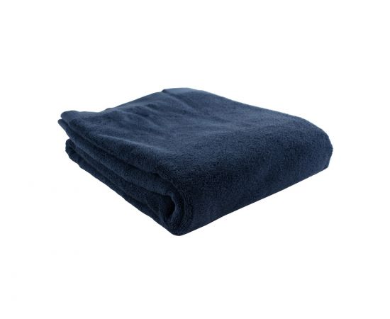 Полотенце банное темно-синего цвета Essential (Синий, 90)