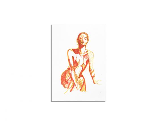 Постер SUNSHINE (оранжевый, 40)