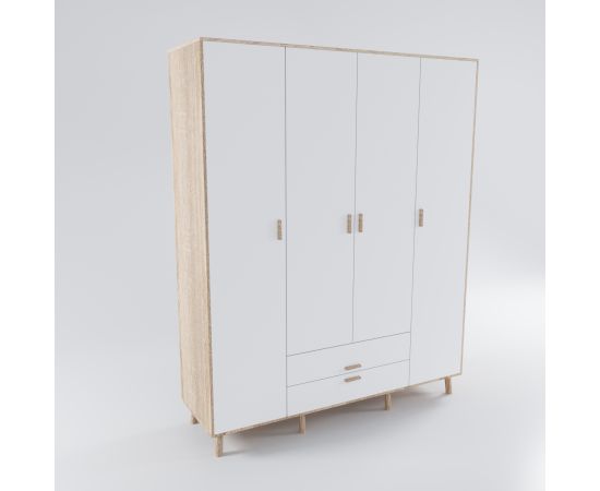 Распашной шкаф в скандинавском стиле