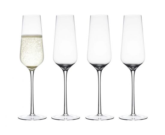 Набор бокалов для шампанского Flavor (прозрачный, 8)