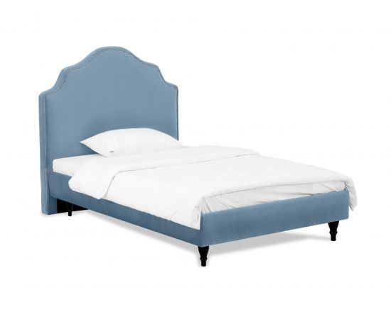 Кровать Princess II L (Голубой, 130, Ткань Italia 16 , Ножки Италия черные)