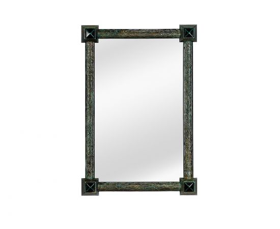 Зеркало настенное Кора I (черный, зеленый, 64)