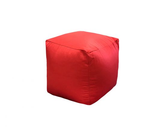 Пуфик Куб Красный Фьюжн (Красный, 40)