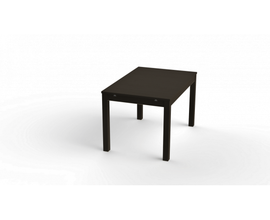 Стол обеденный раскладной ВАРДИГ М 120(180)x80 шпон, ясень черный