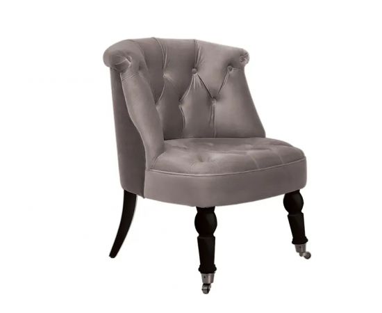 Кресло Visconte (Серый, 70, Ткань Togo 13, Ножки черные)