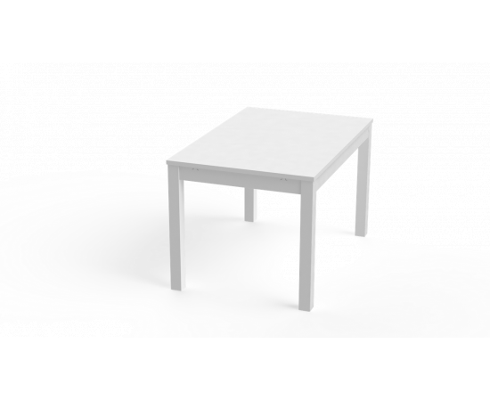 Стол обеденный раскладной ВАРДИГ М 120(180)x80 шпон, ясень белый