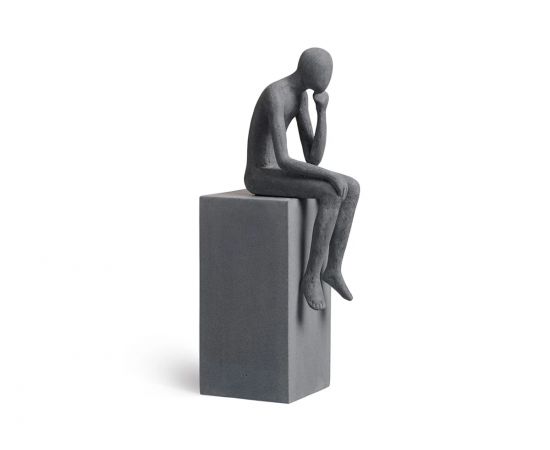Скульптура Treez Человек сидит задумчиво
